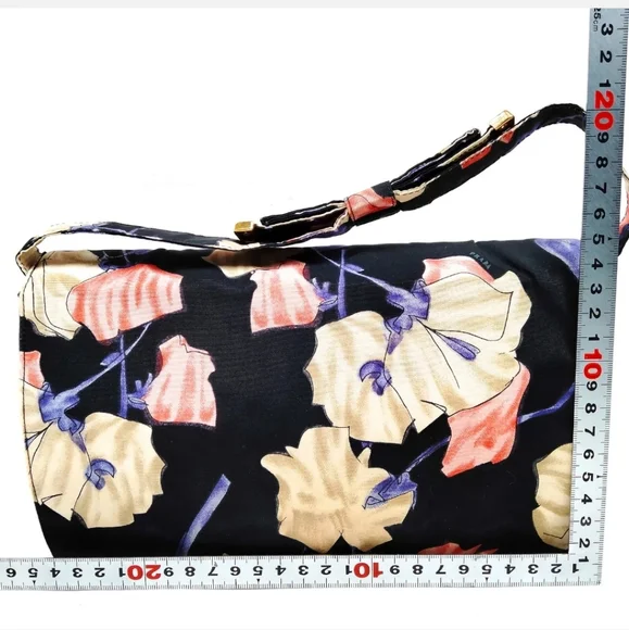 Prada Hand Bag  Black Silk Satin - Picture 2 of 9